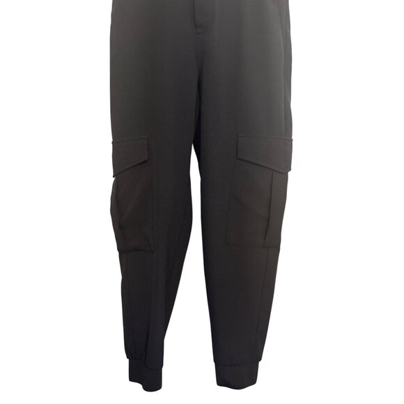 ZARA XS Black Cargo Jogger Pants Elastic Waistband - Picture 13 of 15
